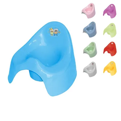 Produktbild von Lorelli Töpfchen aus unbedenklichem Kunststoff, Spritzschutz, leicht zu reinigen blau