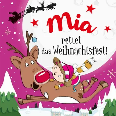 Produktbild von Namens-Weihnachtsbuch - Deine persönliche Weihnachtsgeschichte mit Namen Mia