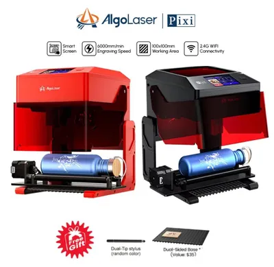 Productafbeelding van Lasergraveermachine compact en slim met 3.5 inch touchscreen en draadloze bediening