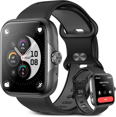 Produktbild von anyloop Smartwatch mit Telefonfunktion & GPS 1.78 Zoll AMOLED Display 60+ Sportmodi Herzfrequenz SpO₂ & Schlaftracking IP68 wasserdicht