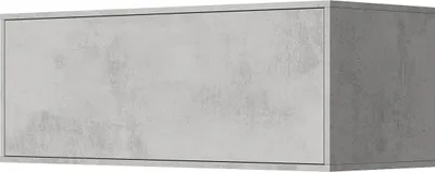 Produktbild von SMARTBett Hängeschrank mit 1 Klapptür zu 120 & 140 Schrankbetten Horizontal Standard Beton/ Beton