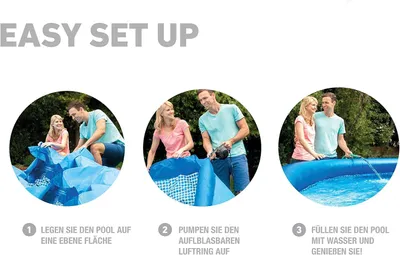 Produktbild von Aufstellpool Easy Set, blau, Ø 457 x 122 cm