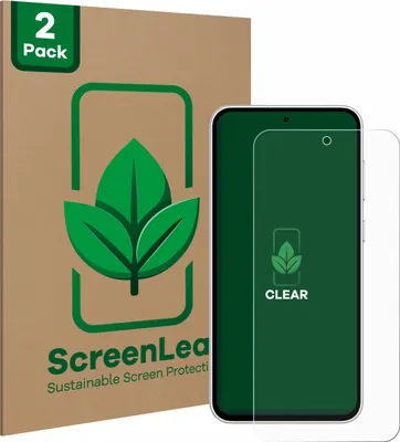 Produktbild von 2x ScreenLeaf Schutzfolie für Samsung Galaxy S23 FE nachhaltiger Displayschutz Display Schutz Folie Klar Transparent