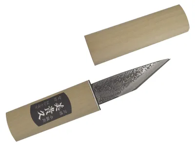 Kiridashi Handwerksmesser, Kohlenstoffklinge, 90 mm, handgeschmiedet