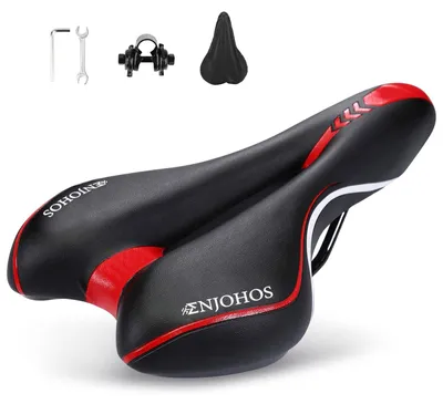 Image de Selle de vélo ergonomique et étanche, idéale pour les vélos de randonnée et de course