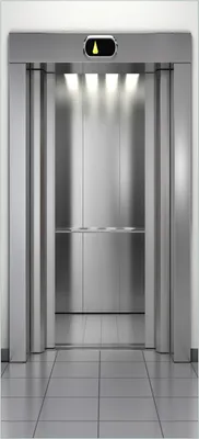 Produktbild von Türtapete Türposter Fahrstuhl - Größe: 93 x 205 cm