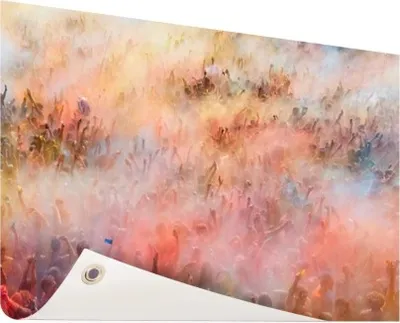 Produktbild von Gartenposter - 60x40 cm - Holi Festival  - Modernes Wandbilder