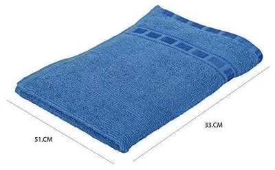 Immagine prodotto di Set di 8 panni in cotone, adatti per il viso e le mani, colore blu