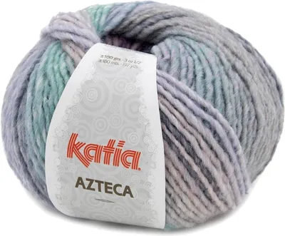 Produktbild von Katia Azteca 7878 Pastel /Violet/Green Strickgarn