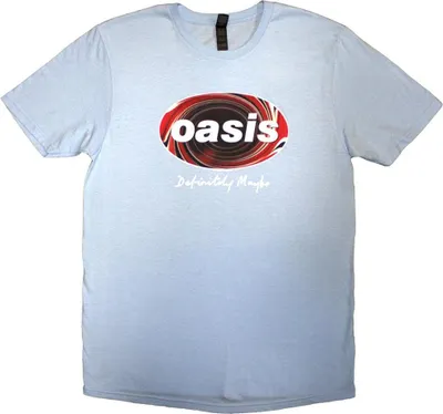 Produktbild von Oasis - "Definitely Maybe" T-Shirt für Herren/Damen Uni RO12963 (S) (Hellblau)