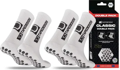 Produktbild von Tape Design Double Pack Allround Classic Lange Socken Weiß EU 37-48 Mann Weiß EU 37-48