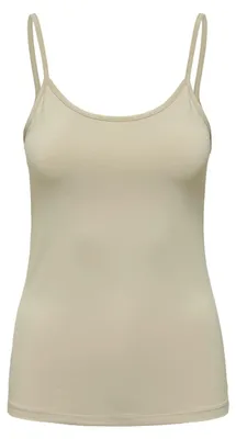 Produktbild von ONLY Damen Onlea S/L New Singlet JRS Noos, Humus, XXS
