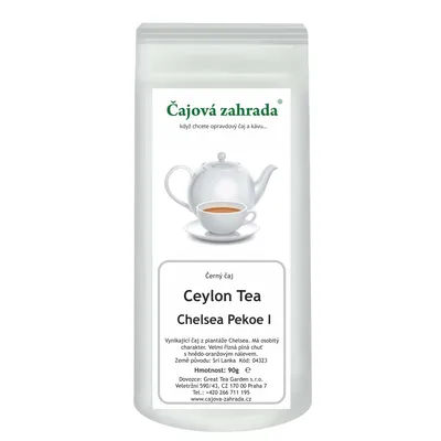 Obrázok produktu pre Ceylon Chelsea Pekoe I – čierny čaj. Varianta: čierny čaj, 90 g