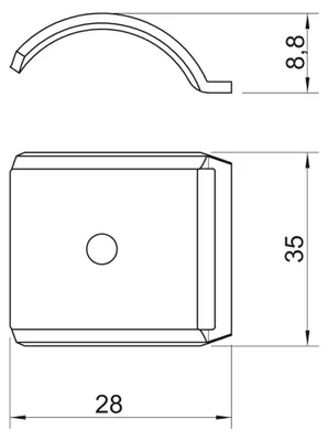 Immagine prodotto di OBO Bettermann vassoio da banco 2058FW M 22 DD 1199862