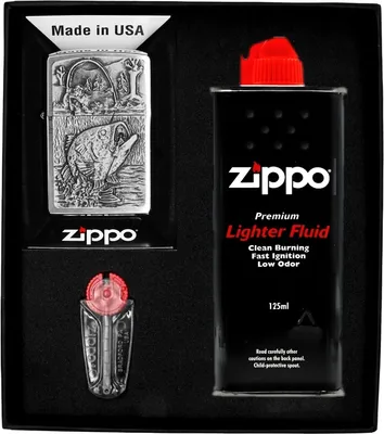 Produktbild von ZIPPO FISHING EMBLEM Feuerzeug Geschenkset Nr. 1