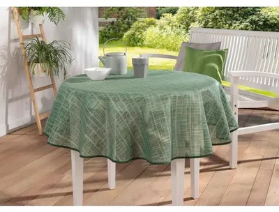 Produktbild von Gartentischdecke salbeigrün Ø 160 cm