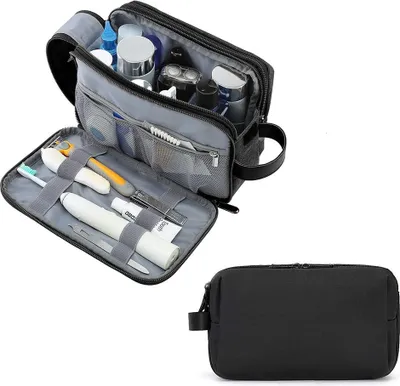 Immagine prodotto di INF Trousse capiente con maniglia Nero