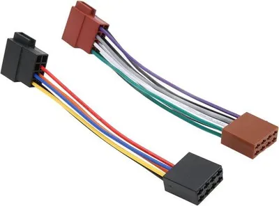 Zdjęcie produktu dla Adapter do radia samochodowego, złącze kabli radia, adapter kabli, wtyk męski do żeńskiego, 16-pinowe złącze ISO, żeński adapter radia