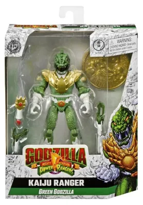 Productafbeelding van Power Rangers x Godzilla Actiefiguur: Groene Godzilla
