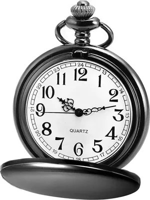 Produktbild von Klassische, glatte Vintage-Quarz-Taschenuhr, arabische Ziffern, Skala, Herren-/Damenuhr mit Kette, Weihnachts-, Abschluss-, Geburtstags- und Vatertagsgeschenk