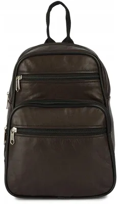 Produktbild von Beltimore 023 Damen Rucksack Klein Leder Dunkelbraun