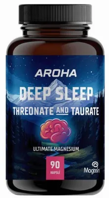 Productafbeelding van Aroha Deep Sleep: Treonine en Taurine, Magnesium, 90 capsules