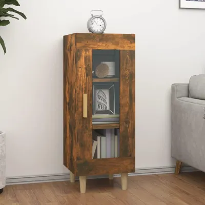 Produktbild von vidaXL Sideboard Räuchereiche 34,5x34x90 cm Holzwerkstoff