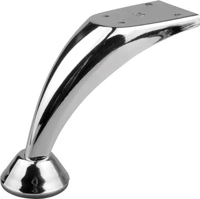 Produktbild von Möbelbein FS011 120 mm poliertes Chrom