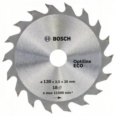 Produktbild von BOSCH Kreissägeblatt 130x20 mm 18 Zähne Standard