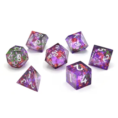 Produktbild von Glassstaff - Herbalist's Dream Liquid Core RPG Dice Set - CritStones Dice