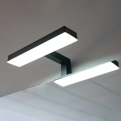 Produktbild von LED Lampe für Badspiegel in schwarzer Ausführung 20X5X12.5 | Nettuno