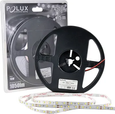 Obrázek produktu pro LED pásek 12V 5m IP20 4500K 1050lm 10W 314383 Polux
