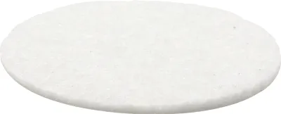 Produktbild von WAGNER Softfilz Pads 24tlg. - Ø 30 x 1 mm, selbstklebend, weiß, als Filzgleiter, Schutzpads oder zum Basteln - 15003099