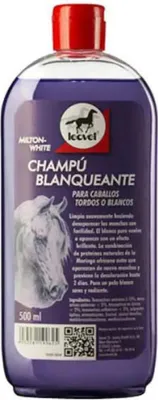 Produktbild von Leovet Bleach Shampoo Für Graue Pferde 500ml Durchsichtig Durchsichtig One Size