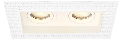 Zdjęcie produktu dla Reflektor LED Ledvion, biały, oprawa GU10, 3W, ciepła biel, możliwość ściemniania