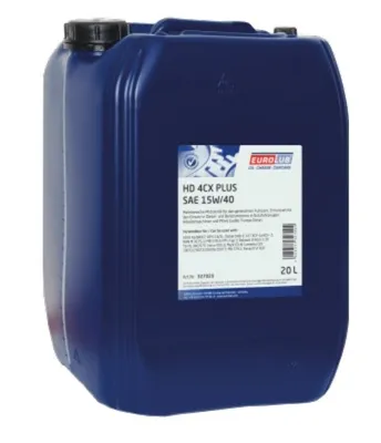 Produktbild von EUROLUB HD 4CX PLUS für 15W-40 20 Liter Motoröl Motorenöl Mineralisch ALLISON C4 CATERPILLAR ECF-1-A CUMMINS CES 20076 CUMMINS CES 20077 DDC PGOS Öl