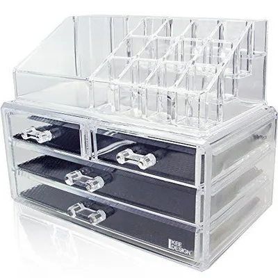 Obrázek produktu pro Akrylový organizér na šperky a make-up UNIQ se 4 zásuvkami - SF 1155