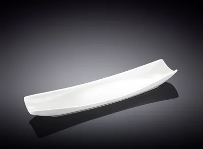 Immagine prodotto di Piatto da portata Wilmax 30 x 10 cm in porcellana, bianco WL-992622/A