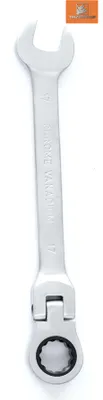 Produktbild von Maulschlüssel mit Gelenk und Ratsche 10 x 160 mm