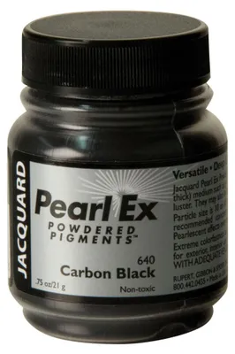 Produktbild von Jacquard Pigment Pearl Ex 21 g Carbon Black - kreatives Pulver