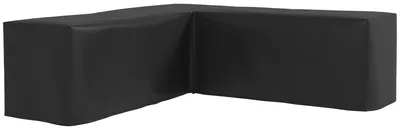 Produktbild von Schutzhülle für Gartenmöbel L-förmige Wasserdicht Abdeckung für Ecksofa, Anti-UV 250 x 250 x 79 cm Schwarz