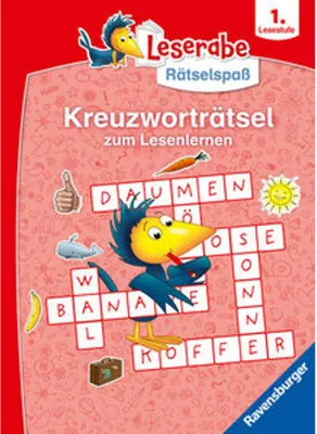 Obrázek produktu pro Ravensburger Leserabe Rätselspaß - Kreuzworträtsel zum Lesenlernen - 1. Lesestufe