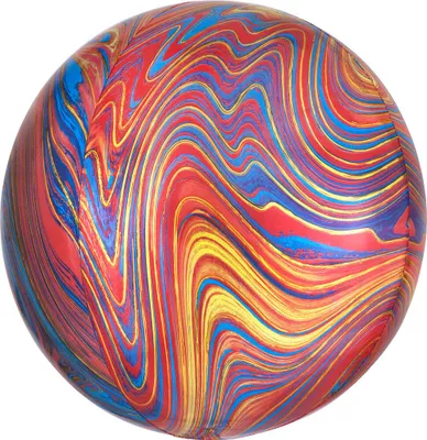 Produktbild von Marblez Orbz Ballon bunt 38 x 40cm