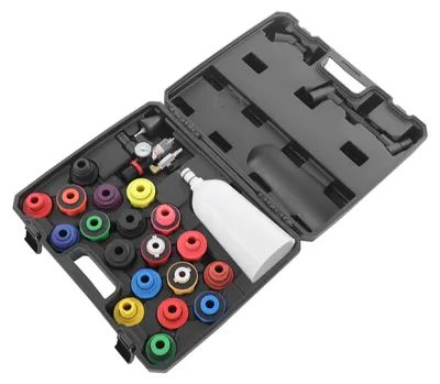 Produktbild von Öleinfülltrichter Set - Motoröl Einfüllset - 24-teiliges Nylon - 2 l Trichter - Drehbare Verlängerung - Dichtungen - Auslaufsicher