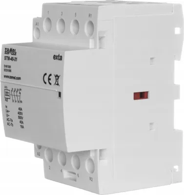Productafbeelding van Modulaire beveiligingsschakelaar 230V 40A STM-40-31 3NO 1NC EXTA. Beveiligingsschakelaar 40A, relais
