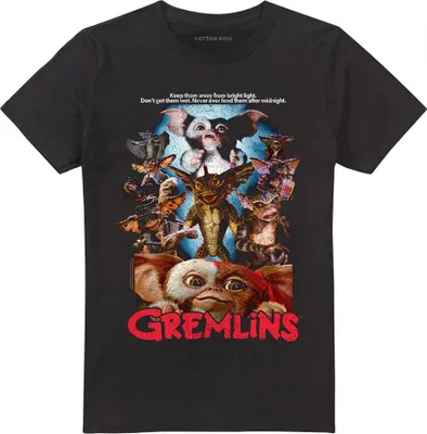 Image de Gremlins - T-shirt Homme/Femme Unie TV26545 (XXL) (Noir)