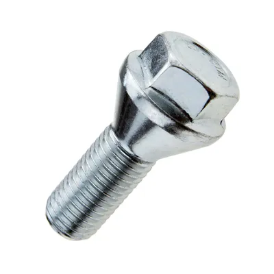 Produktbild von Radschrauben Kurzkopf Kegel 60˚ M12x1,5 24 mm für Spurverbreiterung