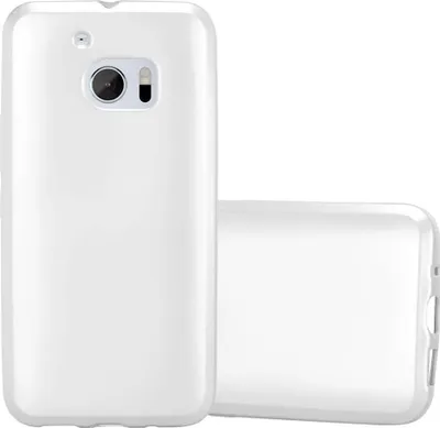 Produktbild von Cadorabo Schutzhülle für HTC ONE M10 Hülle in Silber Handyhülle TPU Silikon Etui Cover Case