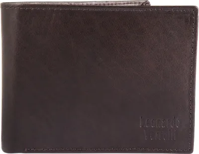 Produktbild von Leonardo Verrelli Herren Geldbörse aus Echtleder. Format 12 x 9 cm.