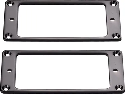 Image de 2 anneaux de montage de micros pour micros humbucker, kit de cadres de protection, guitares LP de rechange